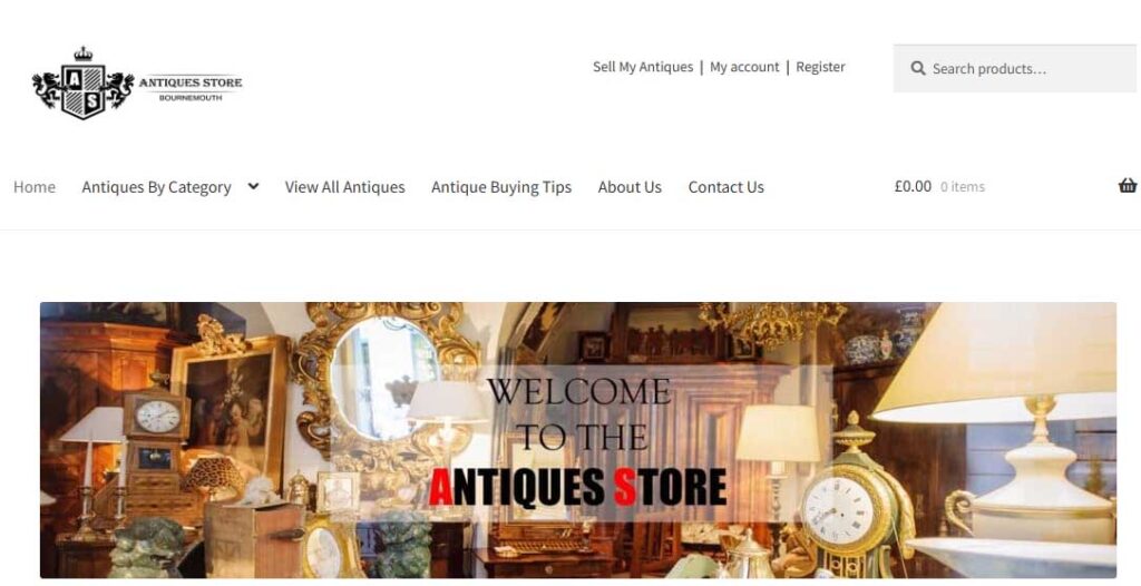 Antiques Website & SEO