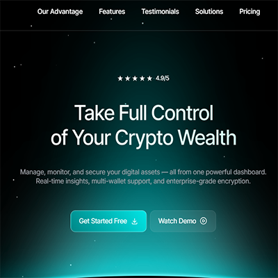 Finance Website Design
