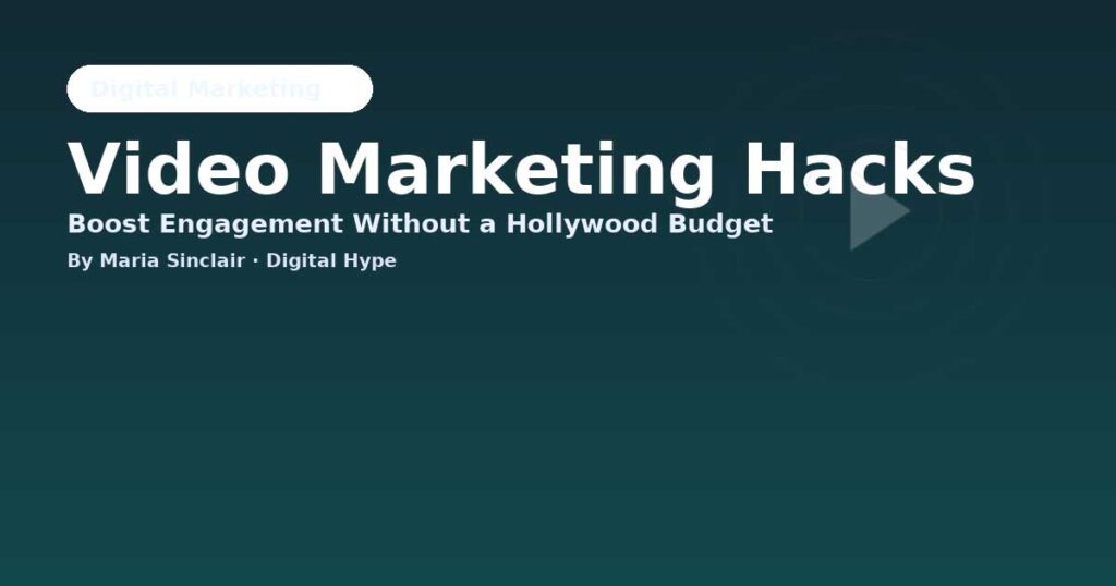Video Marketing Hacks