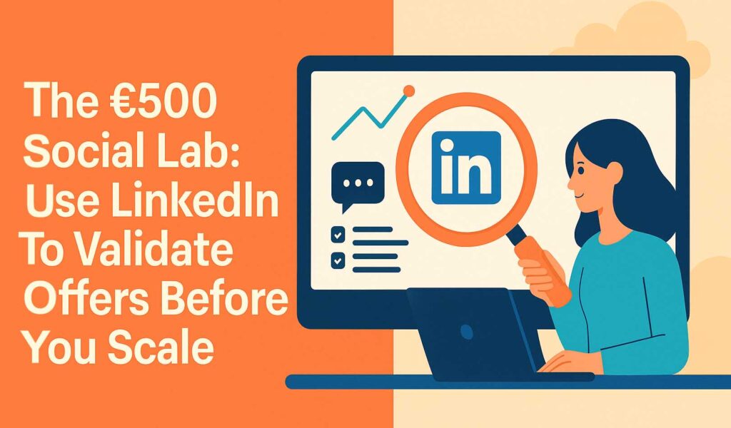 The £500 Social Lab: Use LinkedIn to Validate Offers Before You Scale