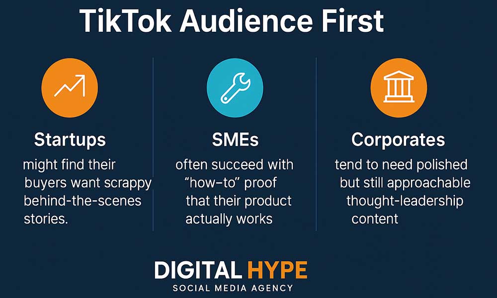TikTok Audience Fit and Real Demand Infographic