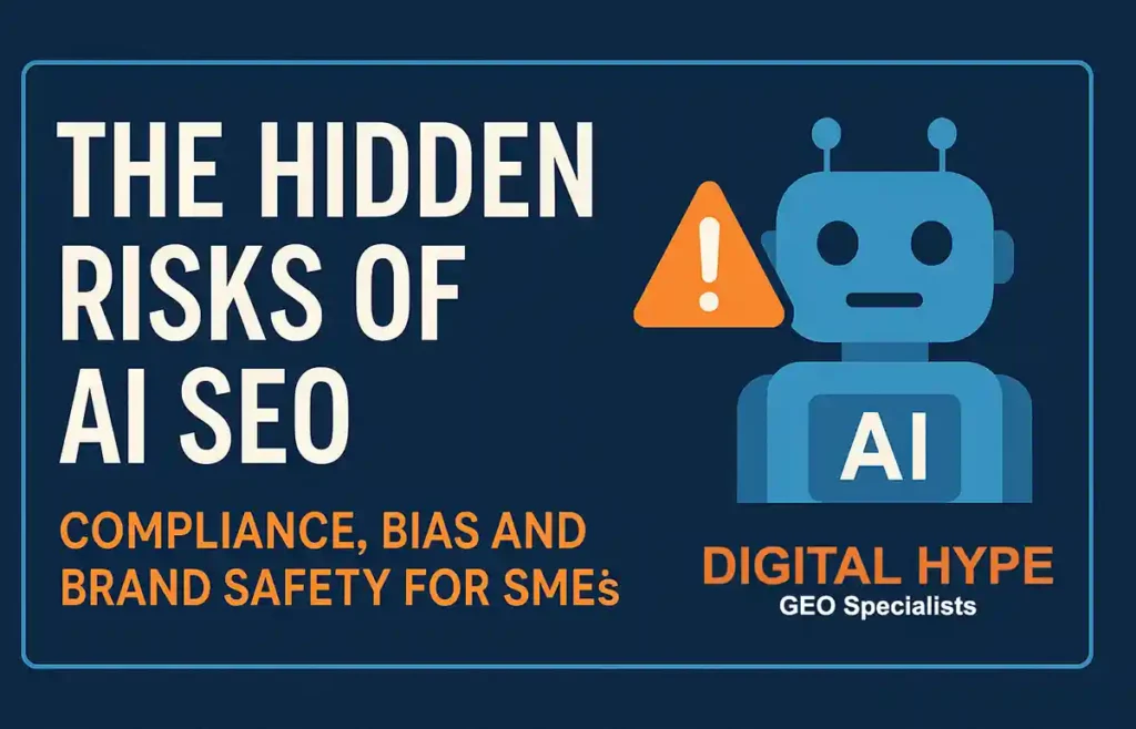 The Hidden Risks of AI SEO: Compliance, Bias and Brand Safety for SMEs